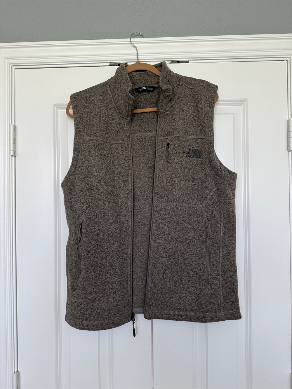 The North Face Gray Fleece Vest